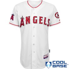 Los Angeles Angels Home Authentic Cool Base Angels Jersey...Adult