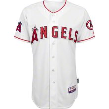 Los Angeles Angels of Anaheim Majestic Home White Authentic Cool Base Jersey 52 Majestic