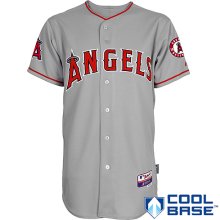 Los Angeles Angels Road Authentic Cool Base Angels Jersey...Adult