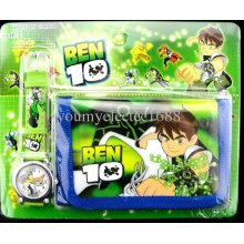 Lots Of 200 Set Cartoon Ben 10 Kids Part Set Watch Wristwatch And Wa