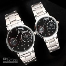 Low Price 4 Pairs Steel Bike Valentine Lover Couple Quartz Pretty Wa