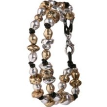 Lucky Brand Jewelry Silver Beaded Bracelet