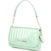 Lux De Ville Mini Gambler Tote In Baby Green Sparkle