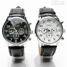 Luxury Automatic Mens Watch Swiss Jaragar Men Leather Mechanical Sta