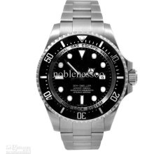 Luxury Mens Sea Dweller Ceramic Steel Black Dial 116660 Automatic Wa