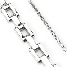 Man's Spikes 316l Stainless Steel Rr Link Bracelet