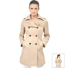 Marc New York Double Breasted Trench Jacket Women's