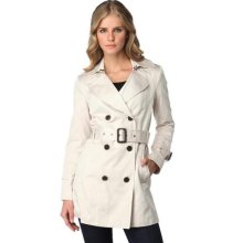 Marc York Ladies Kelsey Double Breasted Trench Coat