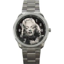 Marilyn Monroe Vol 1 Unisex Silver-Tone Sports Metal Watch 03