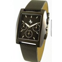 Men`s Titanium Finish Chronograph Sports Wristwatch