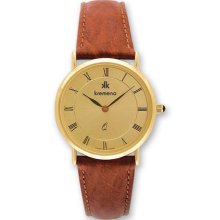 Mens Kremena Gold-plated Champagne Dial Quartz Analog Watch