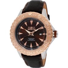 Men's Pro Diver/Ocean Ghost Brown Dial Black Genuine Calf Leather ...