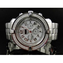 Mens Pwc Joe Rodeo Jojo Jojino Aqua Master White 5th Avenue Diamond Watch 5av100