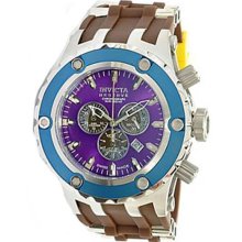 Men's Reserve Puppy Edition Stainless Steel Case Purple Dial Chonograp