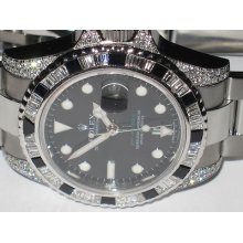 Mens Rolex Gmt-master Diamonds Everywhere Display Model