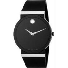 Men's Stainless Steel Synergy Black Rubber