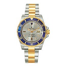 Men's Submariner Rolex, Two Tone 18k Yellow Gold & Stainless Steel