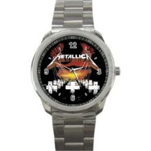 Metallica Master Of Puppets Unisex Sport Metal Watch