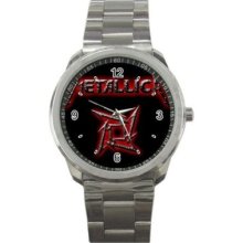 Metallica Stone Music Heavy Unisex Sport Metal Watch