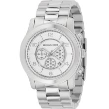 Michael Kors Mk8086 Men's Silver Tone Chronograph Watch