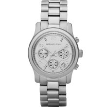 Michael Kors Women's Silver Chronograph Watch