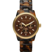 Michael Kors Women's Tortoise Jet Set Watch