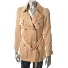 MICHAEL Michael Kors Bare Trench Coat Belted Misses Size M