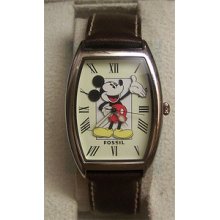 Mickey Mouse Fossil Watch. Vintage Limited Edition Li1452, New.