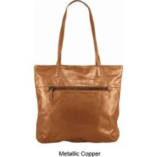 Mimi in Memphis Talia Shopper / Tote - Color: Metallic Gray ...