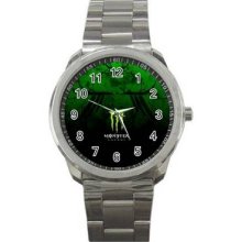 Monster Energy Unisex Silver-Tone Sports Metal Watch 01