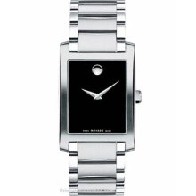 Movado Men's 0606403 Certe Stainless-steel Black Watch