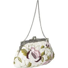 Moyna Handbags Embroidered Evening Bag Ivory