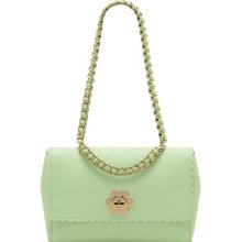 Mulberry Medium Cecily with Flower in Mint Classic Calf