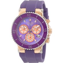 Mulco MW3-70604-055 Purple Dial Purple Silicone Strap Unisex Watch