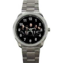 NCIS Unisex Silver-Tone Sports Metal Watch 04