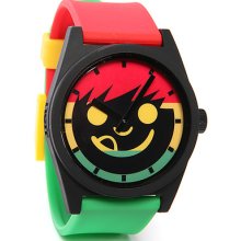 NEFF The Daily Sucker Watch in Rasta