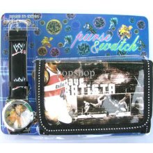 New 36 Pcs Popular Wrestling Fashion Watches And 36 Pcs Wallet Sets