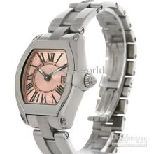 New Kdy Quartz Movement Roadster Ladies Pink Dial Watch W62017v3 Fv1