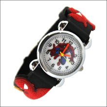 New Lovely Cute Child Boy Cartoon Quartz Wrist Watch #01