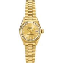 NEW Rolex Datejust Diamonds Automatic 18K Gold 179178