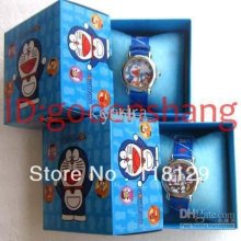 New Styles Watches Doraemon Cartoon Wristwatch Kids Lovely Fashion W