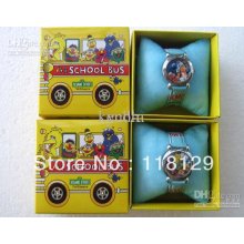 New Styles Watches Sesame Street Cartoon Wristwatch Kids Lovely Fash