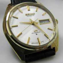 Nice & Rare Vintage Seiko Lm Lord Matic 5606-7000 Automatic Gs Style.