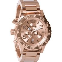 Nixon 42-20 Tide Chonograph All Rose Gold