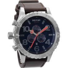 Nixon 51-30 Chrono Leather (Navy/Brown)