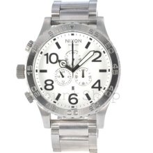 Nixon 51-30 Chrono A083 White | Stainless Steel Bracelet | 51mm | 300m |