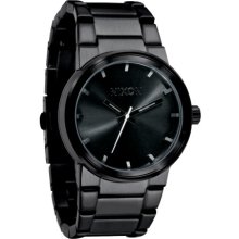 Nixon Cannon Watch - Men's All Black, One Size