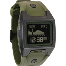 Nixon Lodown Matte Black Surplus Army Green Polyurethane Digital ...