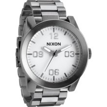 Nixon Men's Corporal Stainless Steel Watch White