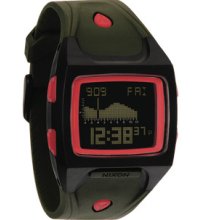 Nixon Small Lodown Watch - Women's Surplus/Black/Red, One Size